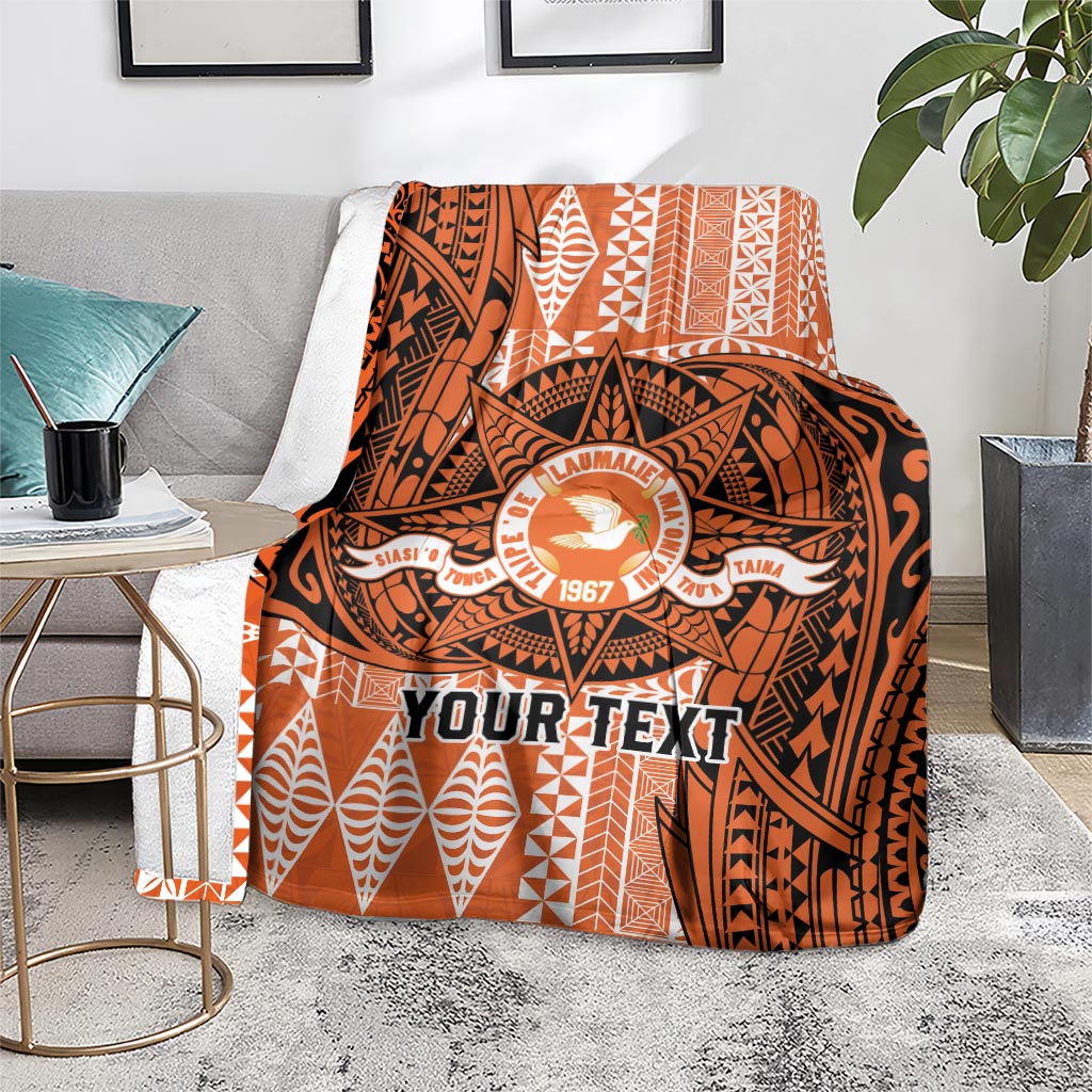 Personalised Tonga Tailulu College Blanket Since 1967 Special Kupesi Pattern Version 2 LT9 - Polynesian Pride