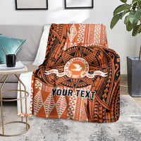 Personalised Tonga Tailulu College Blanket Since 1967 Special Kupesi Pattern Version 2 LT9 - Polynesian Pride