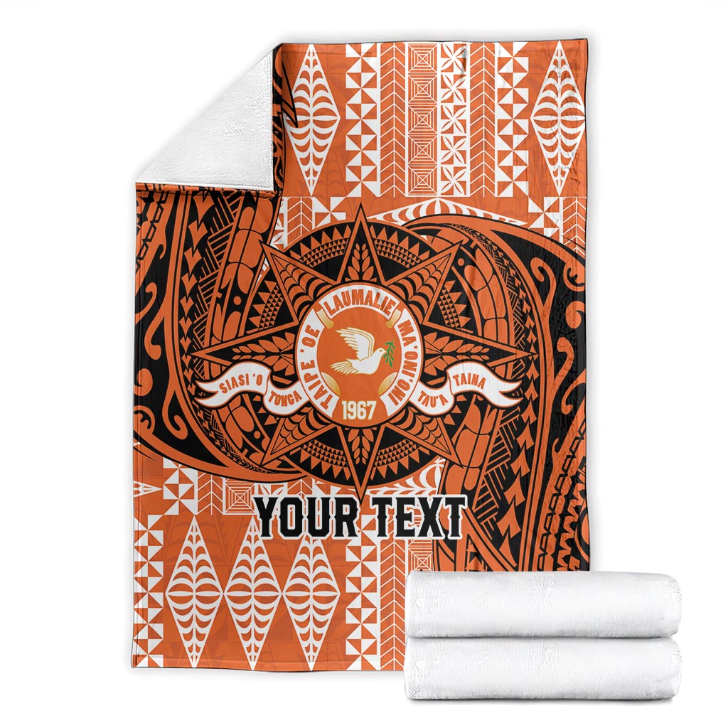 Personalised Tonga Tailulu College Blanket Since 1967 Special Kupesi Pattern Version 2 LT9 - Polynesian Pride