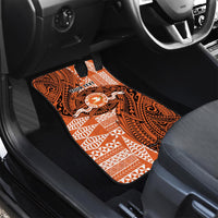 Personalised Tonga Tailulu College Car Mats Since 1967 Special Kupesi Pattern Version 2 LT9 - Polynesian Pride