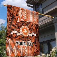 Personalised Tonga Tailulu College Garden Flag Since 1967 Special Kupesi Pattern Version 2 LT9 - Polynesian Pride