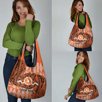 Personalised Tonga Tailulu College Grocery Bag Since 1967 Special Kupesi Pattern Version 2 LT9 - Polynesian Pride