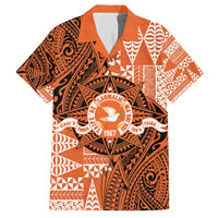 Personalised Tonga Tailulu College Hawaiian Shirt Since 1967 Special Kupesi Pattern Version 2 LT9 Black - Polynesian Pride