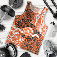 Personalised Tonga Tailulu College Men Tank Top Since 1967 Special Kupesi Pattern Version 2 LT9 - Polynesian Pride