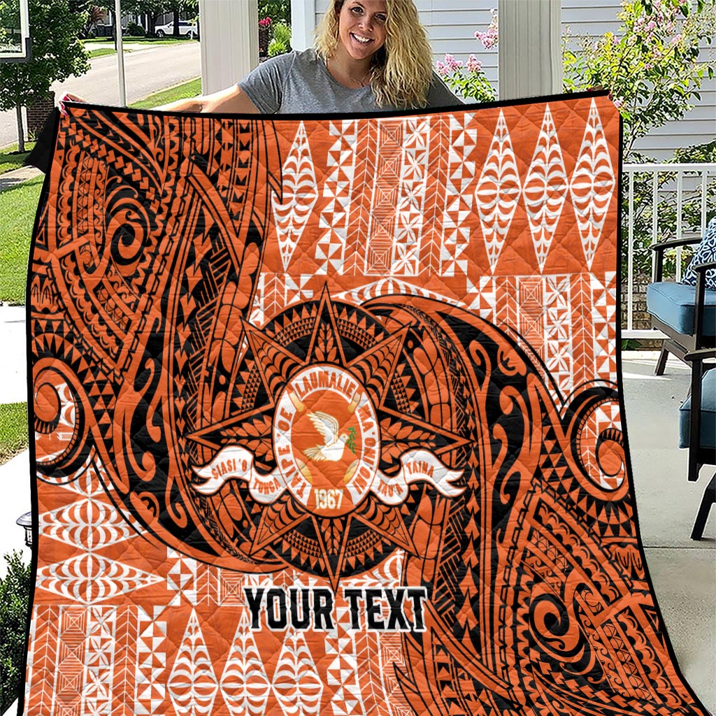 Personalised Tonga Tailulu College Quilt Since 1967 Special Kupesi Pattern Version 2