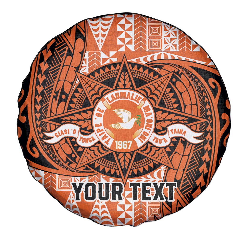 Personalised Tonga Tailulu College Spare Tire Cover Since 1967 Special Kupesi Pattern Version 2 LT9 - Polynesian Pride