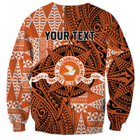 Personalised Tonga Tailulu College Sweatshirt Since 1967 Special Kupesi Pattern Version 2 LT9 - Polynesian Pride