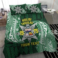 Personalised Tonga Takuilau College Bedding Set Since 1975 Special Kupesi Pattern LT9 - Polynesian Pride