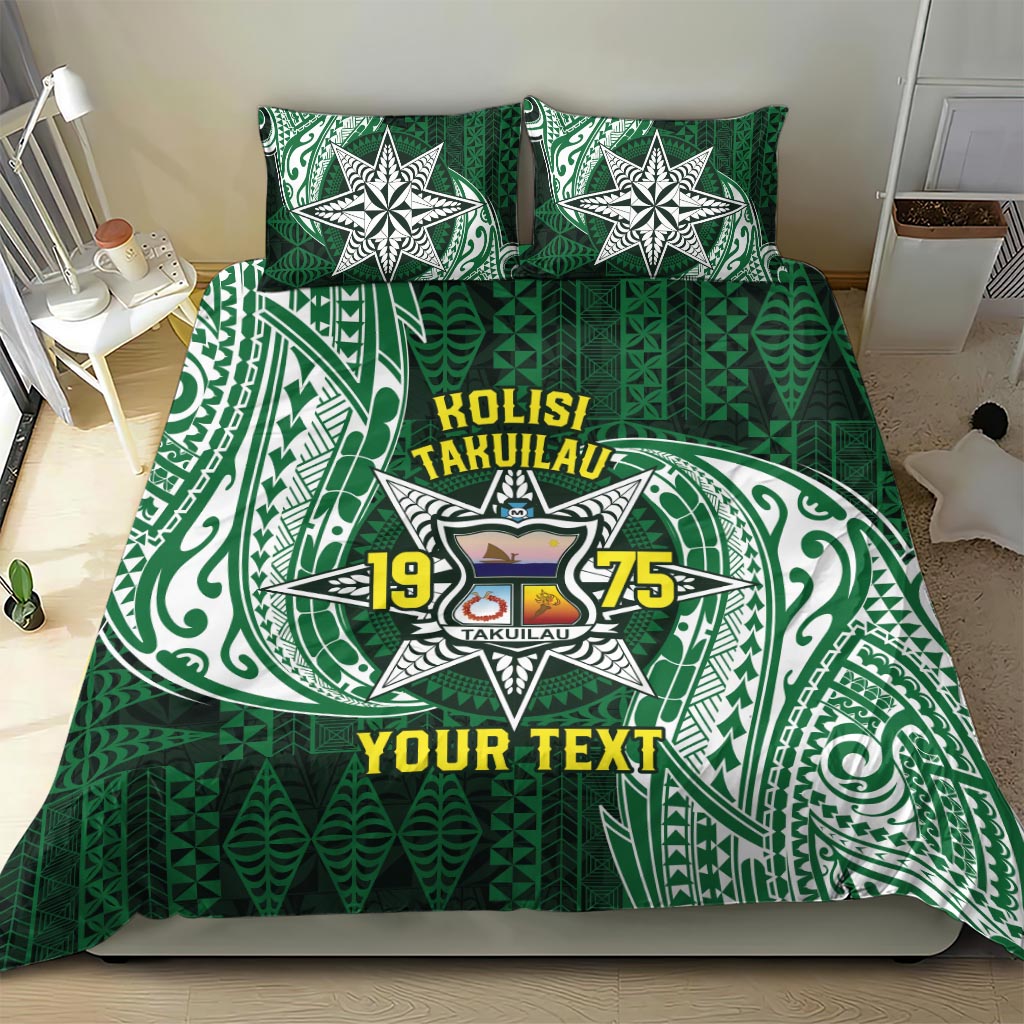 Personalised Tonga Takuilau College Bedding Set Since 1975 Special Kupesi Pattern LT9 - Polynesian Pride