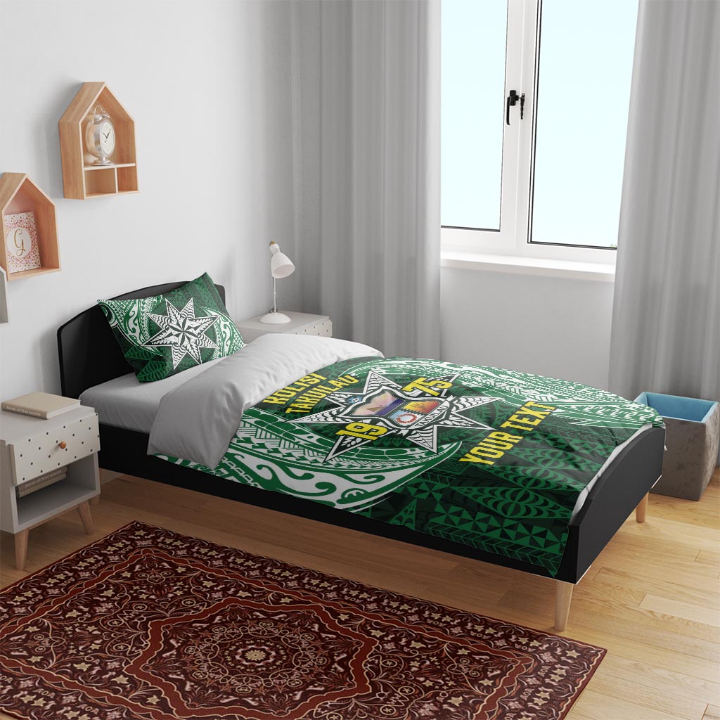 Personalised Tonga Takuilau College Bedding Set Since 1975 Special Kupesi Pattern LT9 - Polynesian Pride