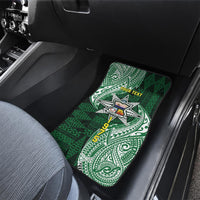 Personalised Tonga Takuilau College Car Mats Since 1975 Special Kupesi Pattern LT9 - Polynesian Pride