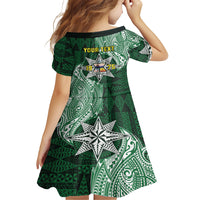 Personalised Tonga Takuilau College Family Matching Short Sleeve Bodycon Dress and Hawaiian Shirt Since 1975 Special Kupesi Pattern LT9 - Polynesian Pride