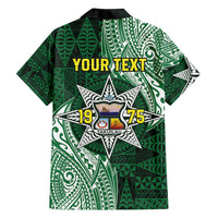 Personalised Tonga Takuilau College Family Matching Summer Maxi Dress and Hawaiian Shirt Since 1975 Special Kupesi Pattern