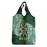 Personalised Tonga Takuilau College Grocery Bag Since 1975 Special Kupesi Pattern LT9 - Polynesian Pride