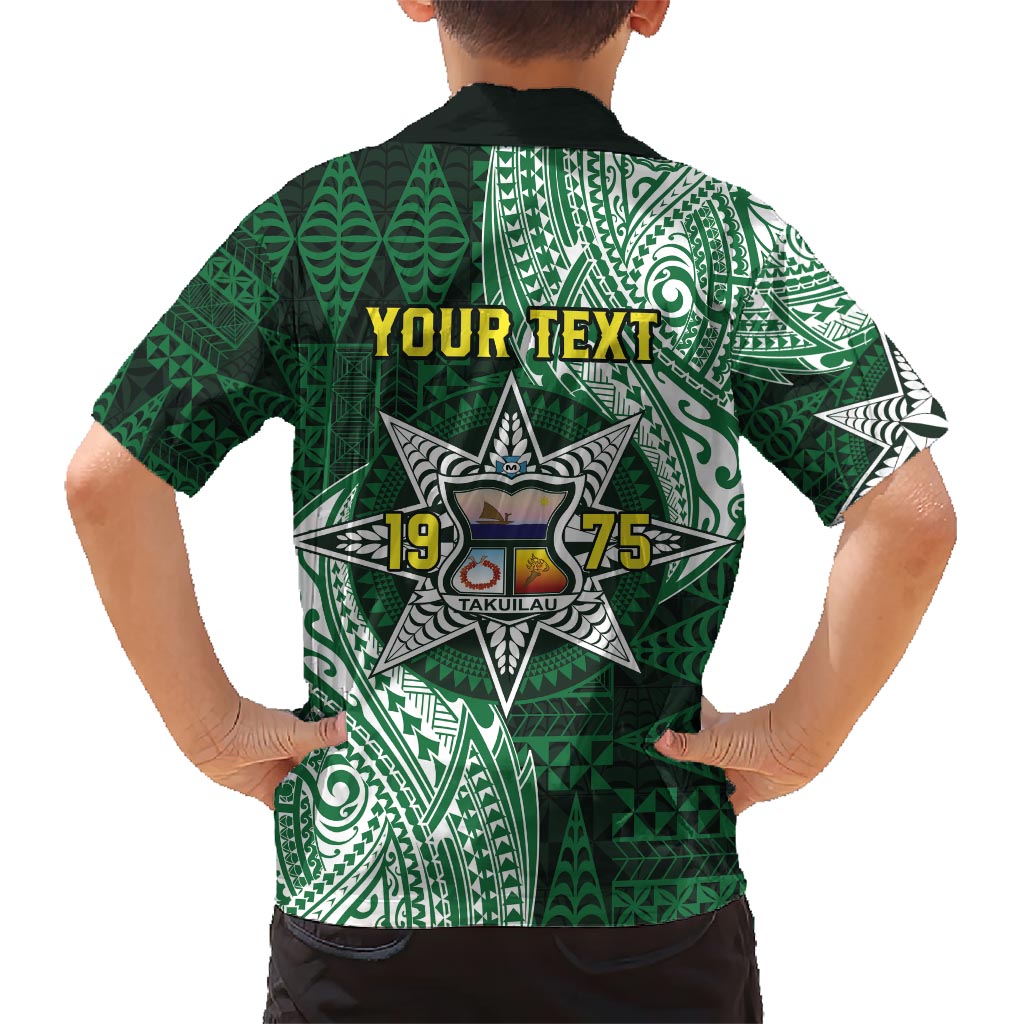Personalised Tonga Takuilau College Hawaiian Shirt Since 1975 Special Kupesi Pattern LT9 - Polynesian Pride