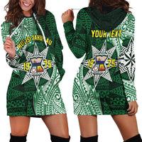 Personalised Tonga Takuilau College Hoodie Dress Since 1975 Special Kupesi Pattern LT9 - Polynesian Pride