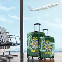 Personalised Tonga Takuilau College Luggage Cover Since 1975 Special Kupesi Pattern