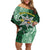 Personalised Tonga Takuilau College Off Shoulder Short Dress Since 1975 Special Kupesi Pattern