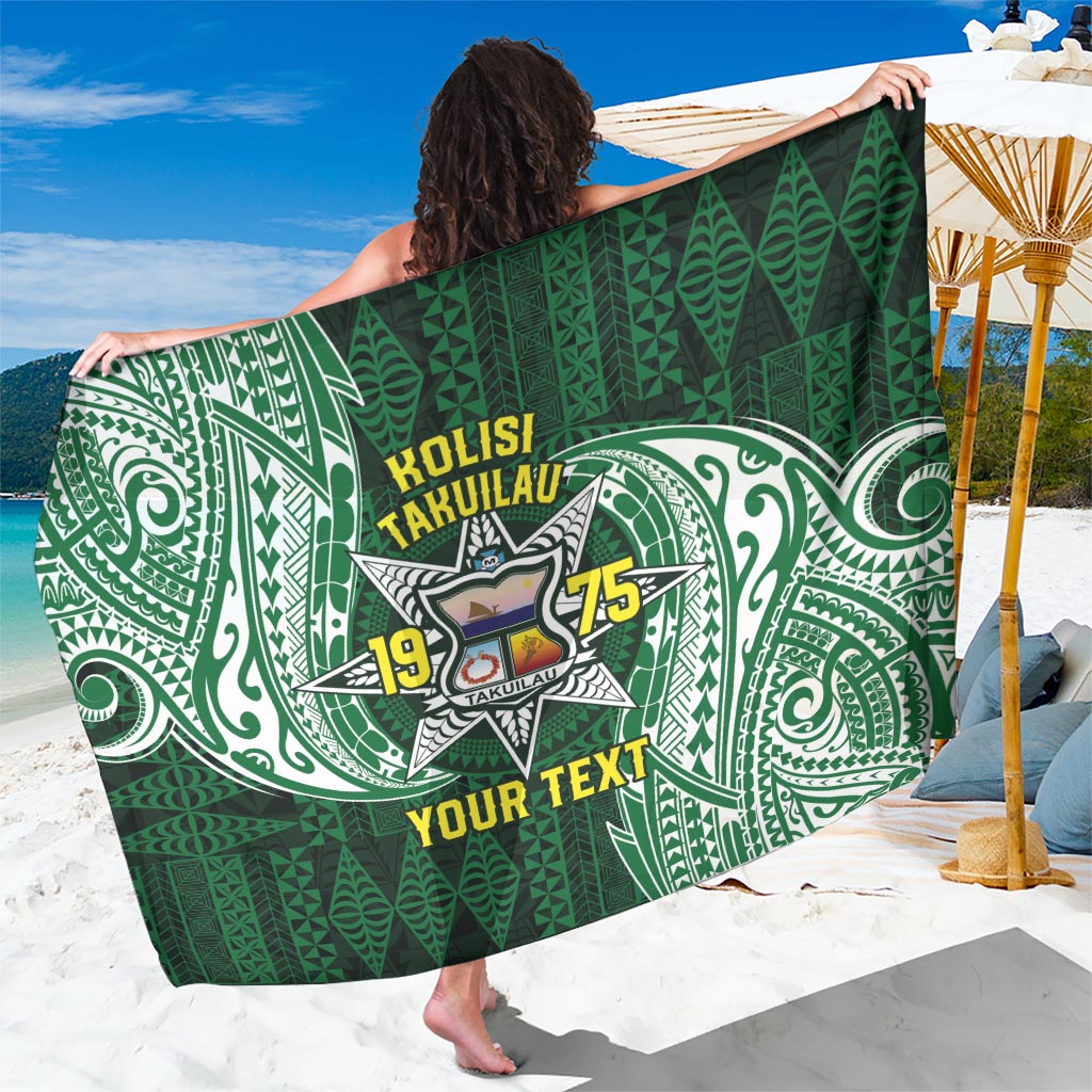 Personalised Tonga Takuilau College Sarong Since 1975 Special Kupesi Pattern