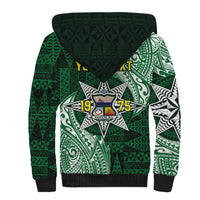 Personalised Tonga Takuilau College Sherpa Hoodie Since 1975 Special Kupesi Pattern LT9 - Polynesian Pride