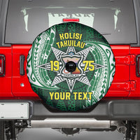 Personalised Tonga Takuilau College Spare Tire Cover Since 1975 Special Kupesi Pattern LT9 - Polynesian Pride