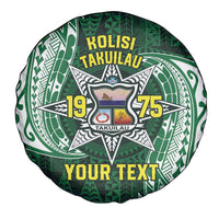 Personalised Tonga Takuilau College Spare Tire Cover Since 1975 Special Kupesi Pattern LT9 - Polynesian Pride