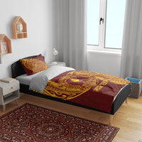 Personalised Tonga Beulah College Bedding Set Since 1938 Special Kupesi Pattern LT9 - Polynesian Pride