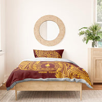 Personalised Tonga Beulah College Bedding Set Since 1938 Special Kupesi Pattern LT9 - Polynesian Pride