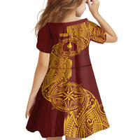 Personalised Tonga Beulah College Family Matching Summer Maxi Dress and Hawaiian Shirt Since 1938 Special Kupesi Pattern LT9 - Polynesian Pride