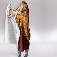 Personalised Tonga Beulah College Hooded Blanket Since 1938 Special Kupesi Pattern LT9 - Polynesian Pride