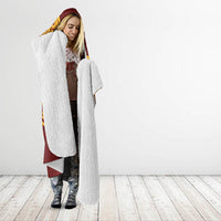 Personalised Tonga Beulah College Hooded Blanket Since 1938 Special Kupesi Pattern LT9 - Polynesian Pride