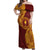 Personalised Tonga Beulah College Off Shoulder Maxi Dress Since 1938 Special Kupesi Pattern