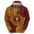 Personalised Tonga Beulah College Zip Hoodie Since 1938 Special Kupesi Pattern