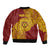 Personalised Tonga High School 77th Anniversary Bomber Jacket Special Kupesi Pattern