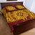 Personalised Tonga High School 77th Anniversary Quilt Bed Set Special Kupesi Pattern