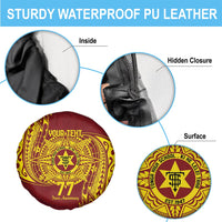 Personalised Tonga High School 77th Anniversary Spare Tire Cover Special Kupesi Pattern LT9 - Polynesian Pride
