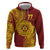 Personalised Tonga High School 77th Anniversary Zip Hoodie Special Kupesi Pattern