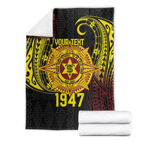 Personalised Tonga High School Blanket Since 1947 Special Kupesi Pattern LT9 - Polynesian Pride