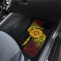 Personalised Tonga High School Car Mats Since 1947 Special Kupesi Pattern LT9 - Polynesian Pride