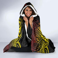 Personalised Tonga High School Hooded Blanket Since 1947 Special Kupesi Pattern LT9 - Polynesian Pride