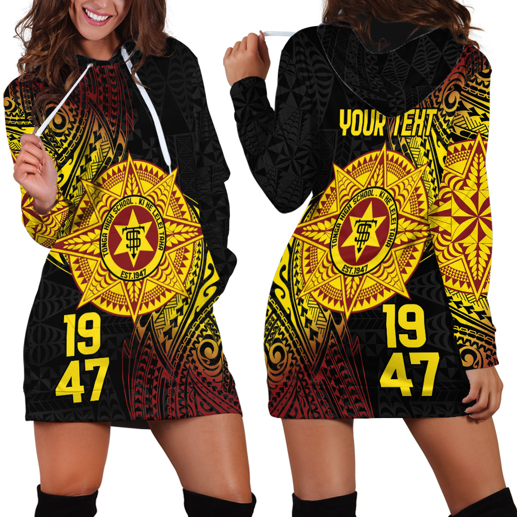 Personalised Tonga High School Hoodie Dress Since 1947 Special Kupesi Pattern LT9 - Polynesian Pride