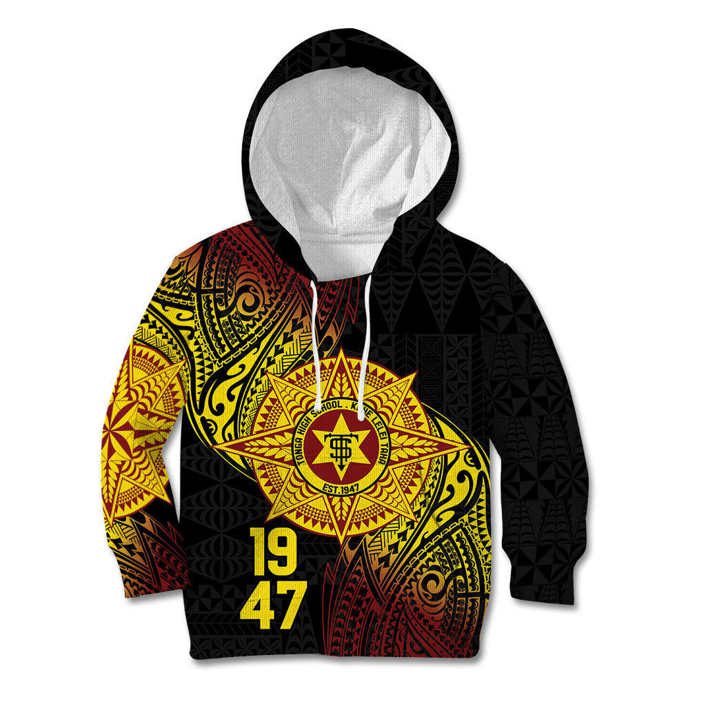 Personalised Tonga High School Kid Hoodie Since 1947 Special Kupesi Pattern