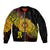 Personalised Tonga High School Sleeve Zip Bomber Jacket Since 1947 Special Kupesi Pattern