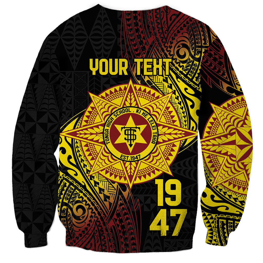 Personalised Tonga High School Sweatshirt Since 1947 Special Kupesi Pattern LT9 - Polynesian Pride
