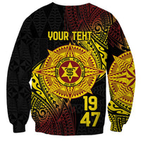 Personalised Tonga High School Sweatshirt Since 1947 Special Kupesi Pattern LT9 - Polynesian Pride