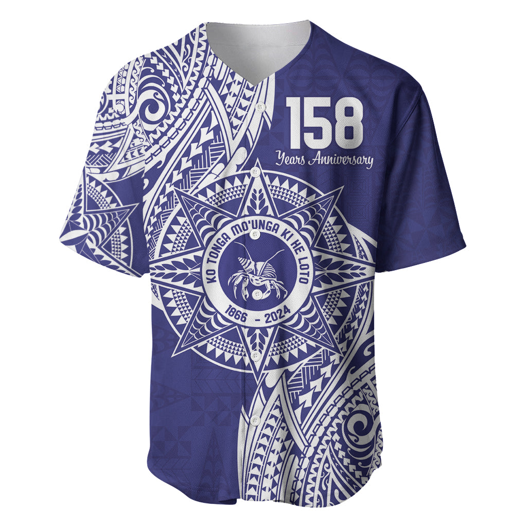 Personalised Tonga Tupou College Tolo 158th Anniversary Baseball Jersey Special Kupesi Pattern