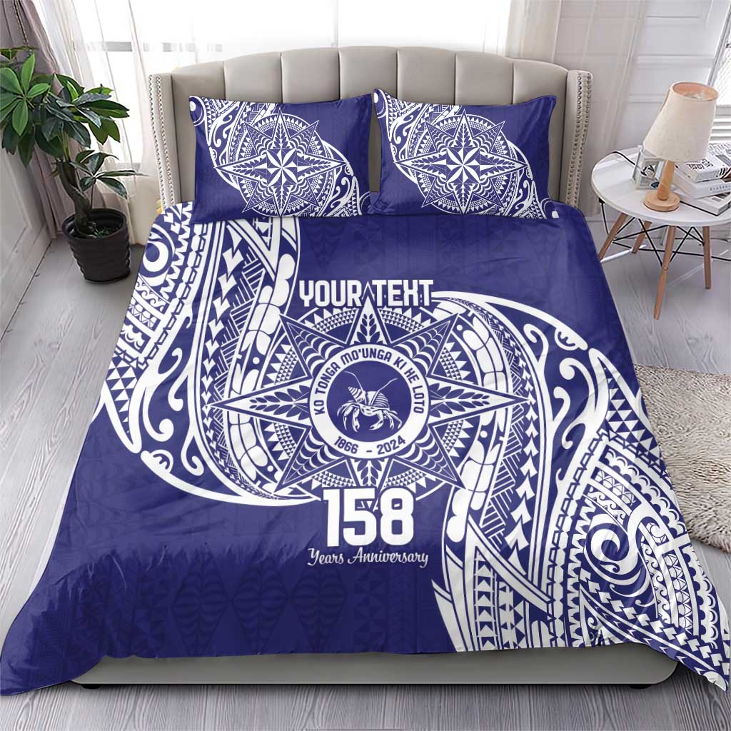 Personalised Tonga Tupou College Tolo 158th Anniversary Bedding Set Special Kupesi Pattern LT9 - Polynesian Pride