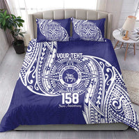 Personalised Tonga Tupou College Tolo 158th Anniversary Bedding Set Special Kupesi Pattern LT9 - Polynesian Pride