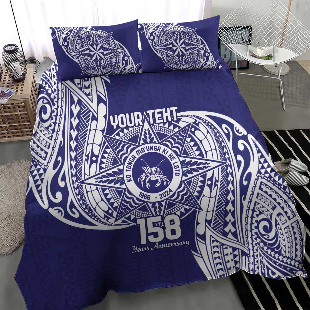 Personalised Tonga Tupou College Tolo 158th Anniversary Bedding Set Special Kupesi Pattern LT9 - Polynesian Pride