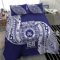 Personalised Tonga Tupou College Tolo 158th Anniversary Bedding Set Special Kupesi Pattern LT9 - Polynesian Pride